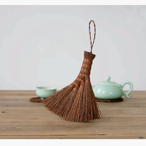 Japanese Mini Brooms | vintage handmade india palm brooms