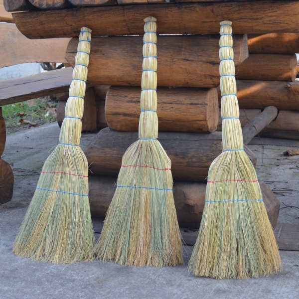 Kitchen Broom Handmade ,  Rustic Broom from Sorghum , Housewarming,  Kitchen, Porch, and Floor Broom , Wedding Gift, Rustic Wall Decor