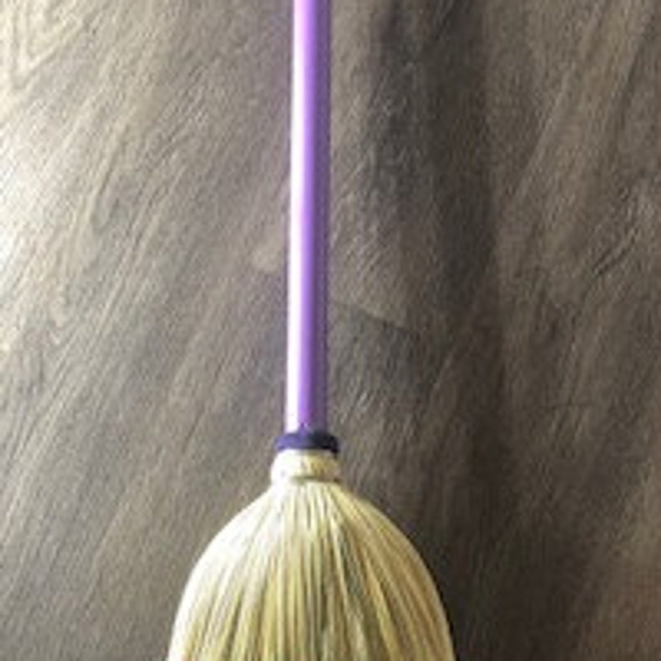 Purple Kitchen broom handcraft traditional shaker style indoor broom