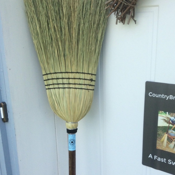 Great housewarming gift: Oak  handle kitchen broom
