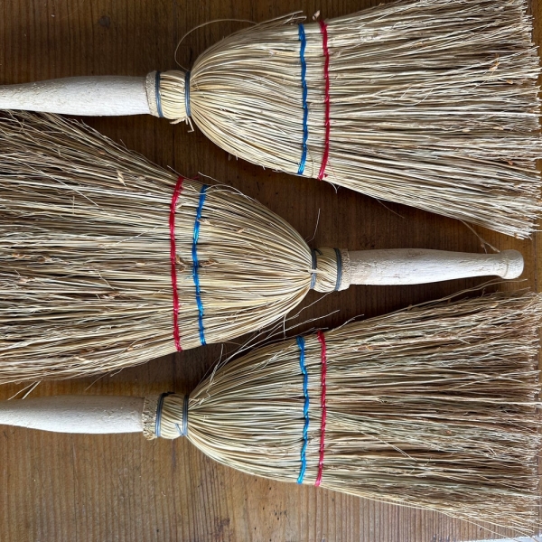 Handmade Brooms done in esparto from Algarve, Portugal