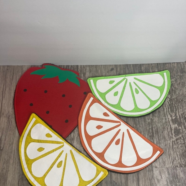 Handmade Floor Friend(Fruit) – Absorbent Foot Mop for Messes, Perfect for Homes with Pets and Kids, – Eco-Friendly & Fun Floor Accessory