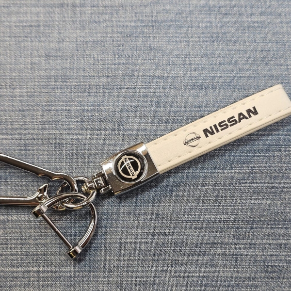 Nissan Keychain Leather Lanyard Keyring Logo Car Accessories Gift For Men Women Birthday Christmas