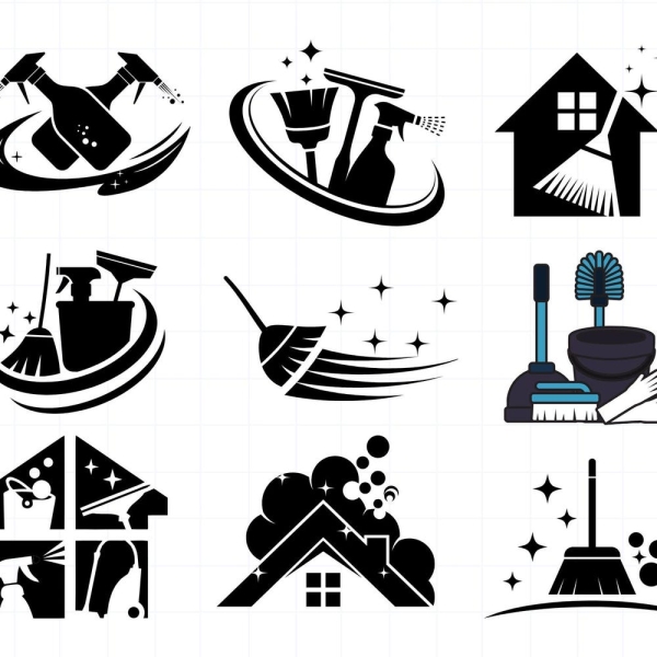 House Cleaning SVG bundle, Cleaning tools svg, Cleaning services svg, Cleaner svg, Mop broom svg, Household cleaning svg files for cricut