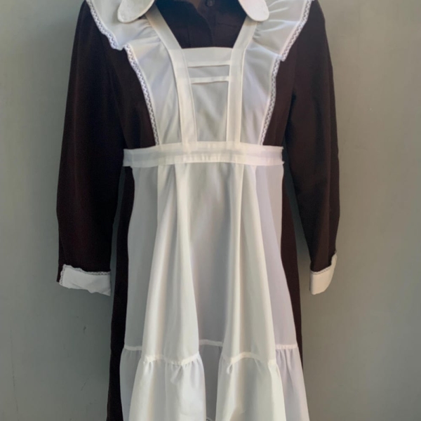 Vintage school uniform, school uniform of a Soviet schoolchild.