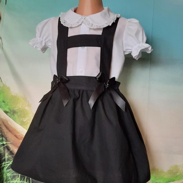 handmade school h-bar pinafore - school skirt - school uniform