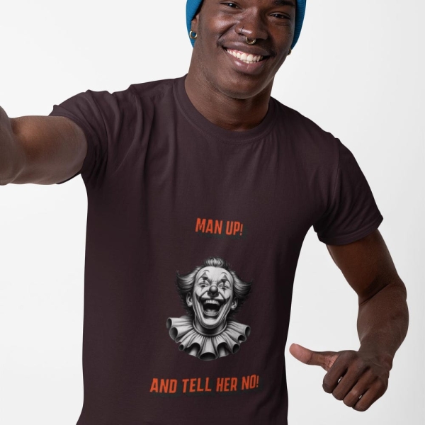 Men's Casual Tee-Shirt, Trendy Unisex Jersey Short Sleeve Shirt, Gift for Him, Night Out Wear, Popular Design