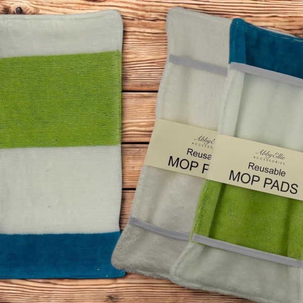 Reusable Mop Cover /Terry Cloth Reversable Washable Mop Pads /Zero Waste Eco Friendly /Floor Cleaning Cloth Wipes /Sweeper Covers Wet or Dry