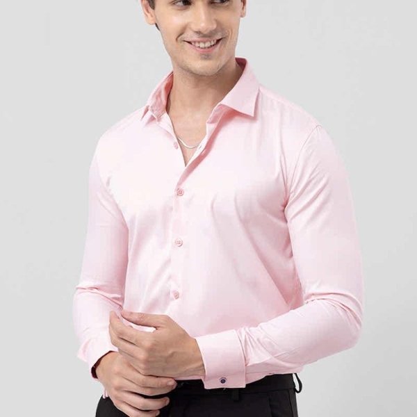 Men's Long Sleeve Shirt – Wrinkle-Resistant Business Dress Shirt. High-End Professional Casual Suit White Shirt