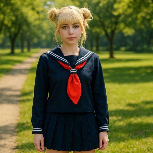 Schoolgirl Cosplay Sailor Set – Navy Uniform Costume for Anime Events & Conventions